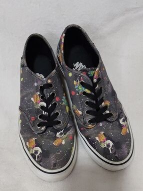 Vans Kids Black Galaxy Pineapple & Skull Canvas Sneakers